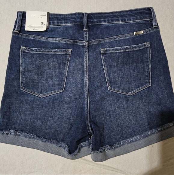 Kancan Women's High Rise Jean Shorts - Picture 2 of 4